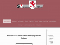sv-aepfingen.de Webseite Vorschau