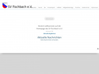 svfischbach.de Webseite Vorschau