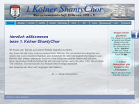 1koelner-shantychor.de Webseite Vorschau