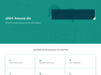 shirt-house.de Webseite Vorschau