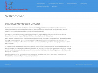 mesana.de Webseite Vorschau
