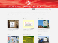siebdruck-schretzmann.de Webseite Vorschau
