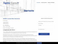 sigeko-consult.de Webseite Vorschau