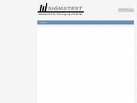 sigmatest.net Webseite Vorschau