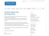 simplyblue.de Webseite Vorschau