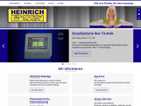 heinrich-notstromanlagen.de Webseite Vorschau