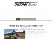 singler-bau.de Webseite Vorschau