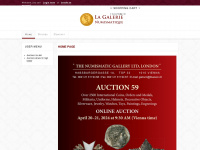 coins-la-galerie-numismatique.com Webseite Vorschau
