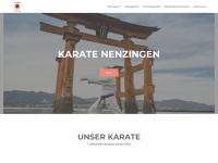 karate-dojo-nenzingen.de Webseite Vorschau