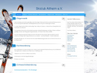 skiclub-altheim.de Webseite Vorschau