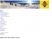 skiclub-horben.de Webseite Vorschau