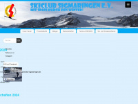 skiclub-sigmaringen.de Webseite Vorschau