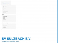 sv-suelzbach.de Webseite Vorschau