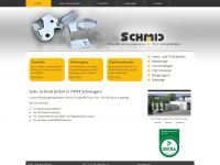 schmid-stanzerei.de Webseite Vorschau