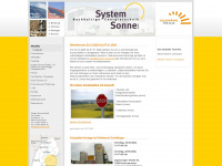 system-sonne.de Webseite Vorschau