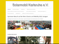 solarmobil-ka.de Webseite Vorschau