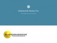 solartechnik-neckar-enz.de Webseite Vorschau