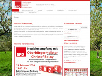 spd-frickenhausen.net Webseite Vorschau