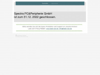 spectra-pc.de Webseite Vorschau