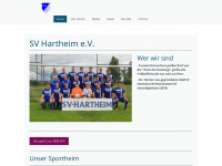 sv-hartheim.de Webseite Vorschau
