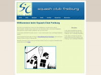 squashclubfreiburg.de Webseite Vorschau