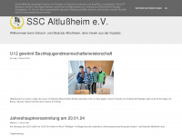 ssc-altlussheim.de Webseite Vorschau