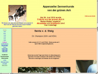 appenzeller-von-der-gruenen-ach.de Webseite Vorschau