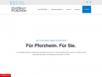 stadtbau-pforzheim.de Webseite Vorschau