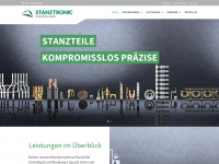 stanztronic.de Webseite Vorschau
