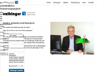 vaihinger.org Webseite Vorschau