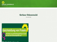 gruene-odenwald.de Webseite Vorschau