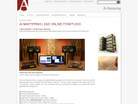 ai-mastering.de Webseite Vorschau
