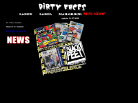 dirtyfaces.de Webseite Vorschau