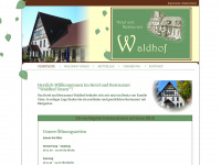 waldhof-unsen.de Webseite Vorschau