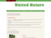 unitednature.eu Webseite Vorschau
