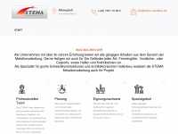 stema-stahlbau.de Webseite Vorschau