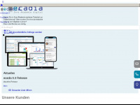ecadia.com Webseite Vorschau