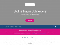 stoff-und-raum.de Webseite Vorschau