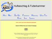 hufbeschlag-adam.de Webseite Vorschau