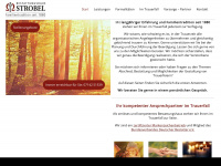 strobel-bestattungen.de Webseite Vorschau