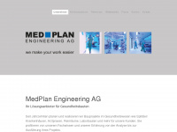 medplan.ch Webseite Vorschau