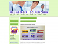 strumberger-solartechnik.de Webseite Vorschau