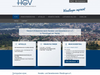 hgv-wendlingen.de Webseite Vorschau