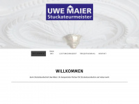 stuckateur-uwe-maier.de Webseite Vorschau