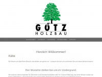 goetz-holzbau.de Webseite Vorschau