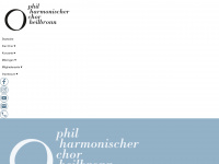 philharmonischer-chor-heilbronn.de Webseite Vorschau