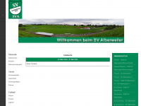 sv-alberweiler.de Webseite Vorschau