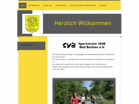 svbadbuchau.de Webseite Vorschau