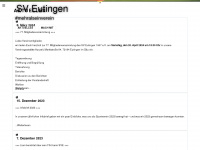 sv-eutingen.de Webseite Vorschau