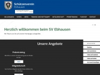 sv-ebhausen.de Webseite Vorschau